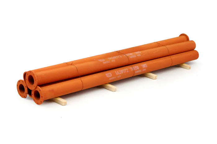 Tekno Carga de Aço Tubos Hardox Enferrujados 5 Peças