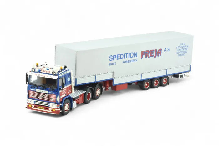 Tekno Volvo F12 6x2 com Semirreboque Volume 3 Eixos Morten Nielsen Freja DK