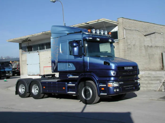 Tekno Scania 164G Torpedo 6x4 com Semirreboque Basculante 2 Eixos Meiller Transkal