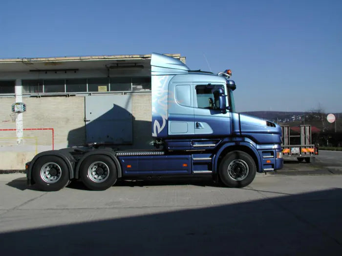 Tekno Scania 164G Torpedo 6x4 com Semirreboque Basculante 2 Eixos Meiller Transkal
