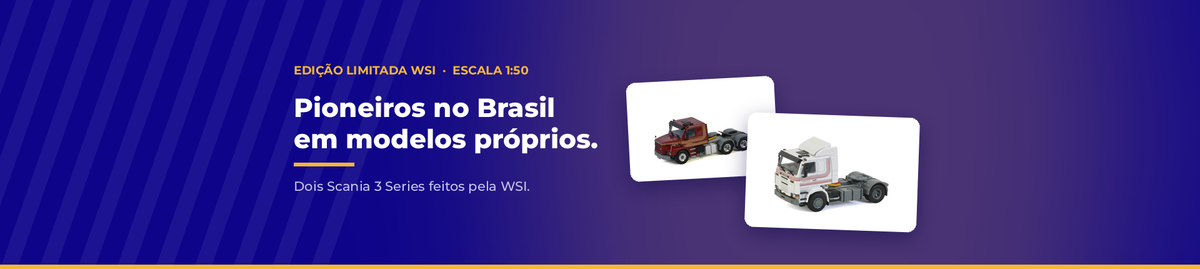 Pioneiros no Brasil em modelos próprios — dois Scania 3 Series WSI