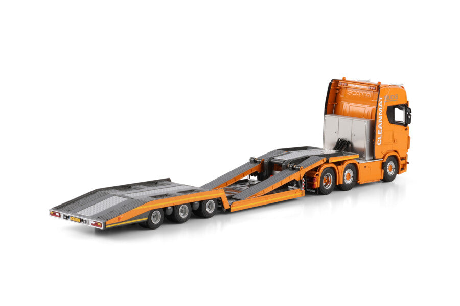 WSI Clean Mat Trucks Scania S Highline CS20H 6x2 Twin Steer Transportador de Caminhões 3 Eixos
