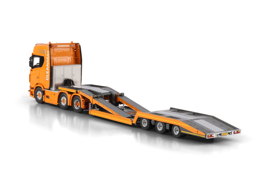 WSI Clean Mat Trucks Scania S Highline CS20H 6x2 Twin Steer Transportador de Caminhões 3 Eixos
