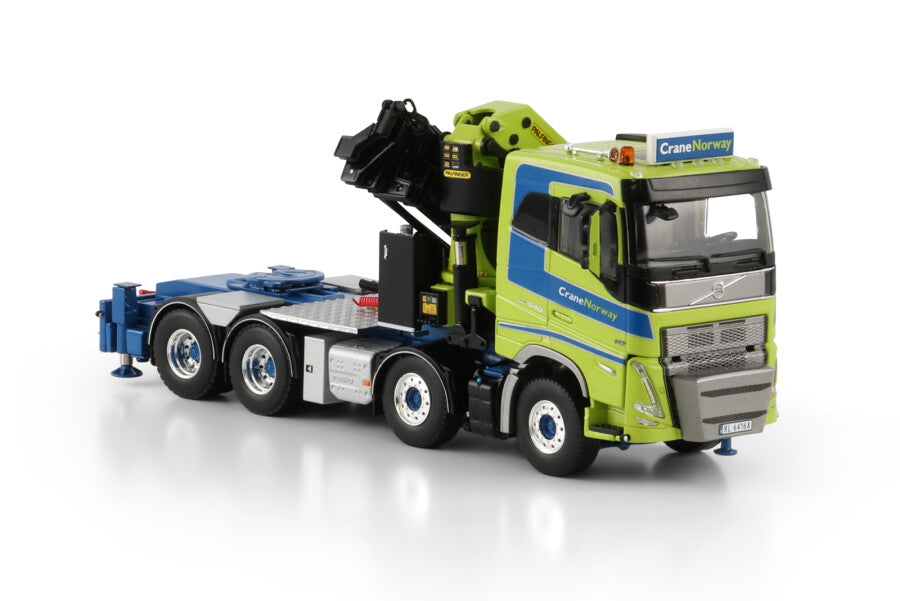 WSI Volvo FH4 8x4 Cavalo Mecânico com Guindaste Palfinger PK92002 SH Crane Norway