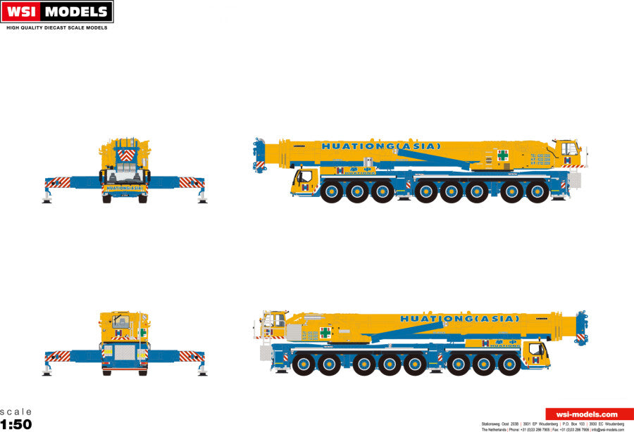 WSI Liebherr LTM 1500 Guindaste Móvel Huationg