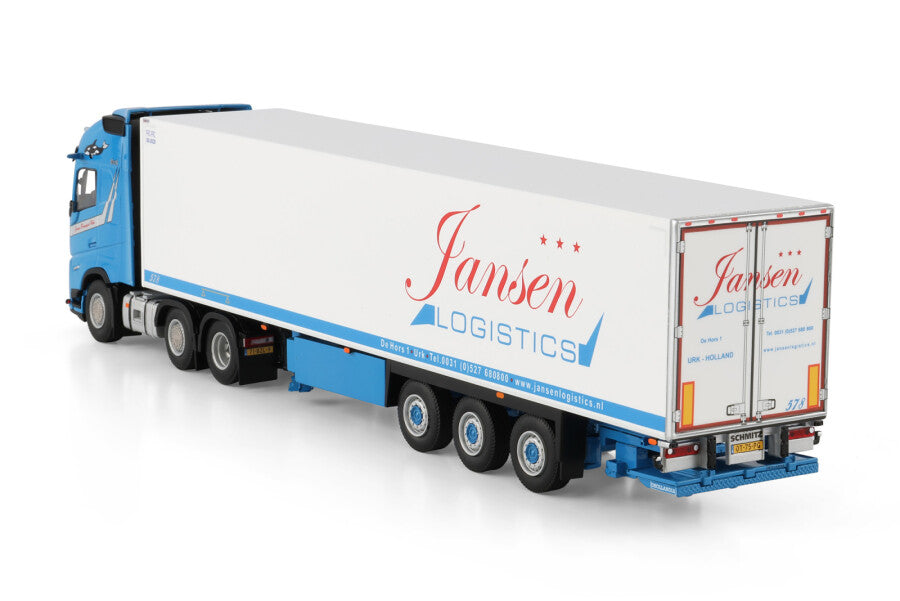 WSI Volvo FH AERO GL XL 6x2 com Semirreboque Frigorífico 3 Eixos Jansen Urk Holanda