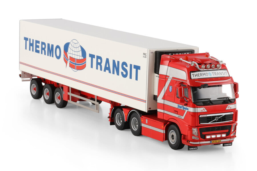 WSI Volvo FH3 Globetrotter XL 6x2 Cavalo Mecânico com Semirreboque Frigorífico 3 Eixos Johs Hansen