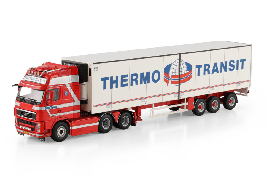 WSI Volvo FH3 Globetrotter XL 6x2 Cavalo Mecânico com Semirreboque Frigorífico 3 Eixos Johs Hansen
