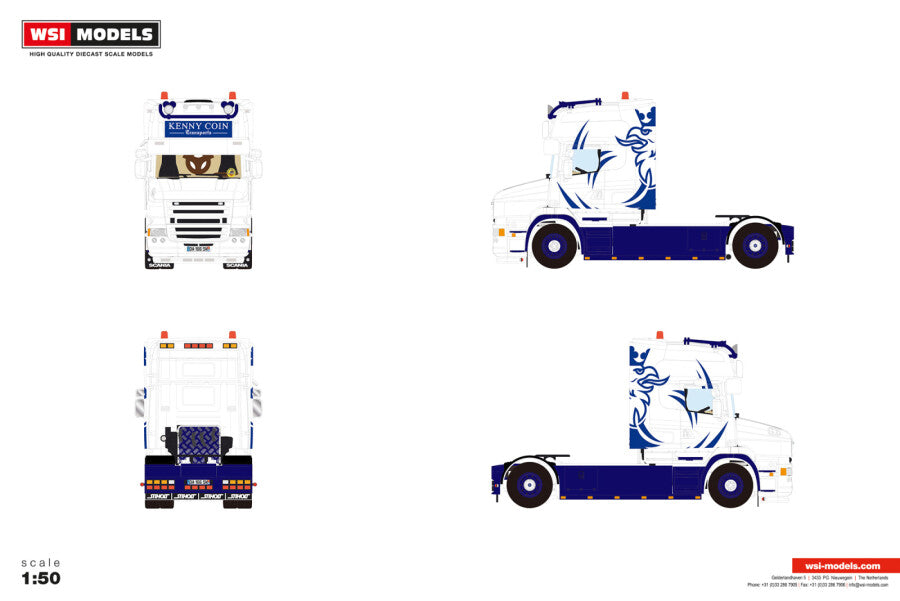 WSI Scania T5 Topline 4x2 Cavalo Mecânico Kenny Coin