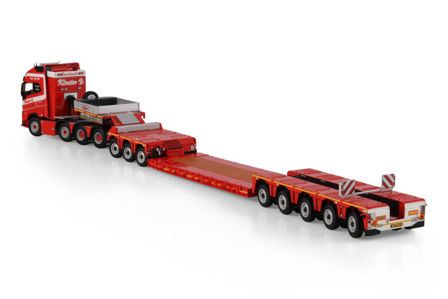 WSI Kloster A/S Volvo FH5 Globetrotter XL 8x4 com Prancha de Transporte e Dolly 3 Eixos