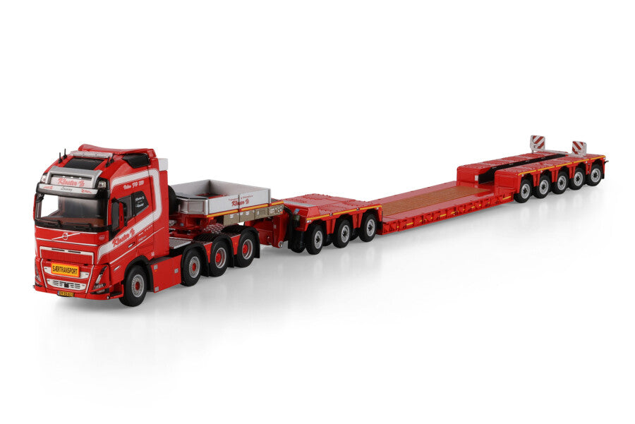 WSI Kloster A/S Volvo FH5 Globetrotter XL 8x4 com Prancha de Transporte e Dolly 3 Eixos