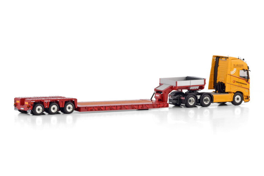 WSI Volvo FH5 GL XL 6x2 com Semirreboque Prancha Nooteboom 3 Eixos Kranringen