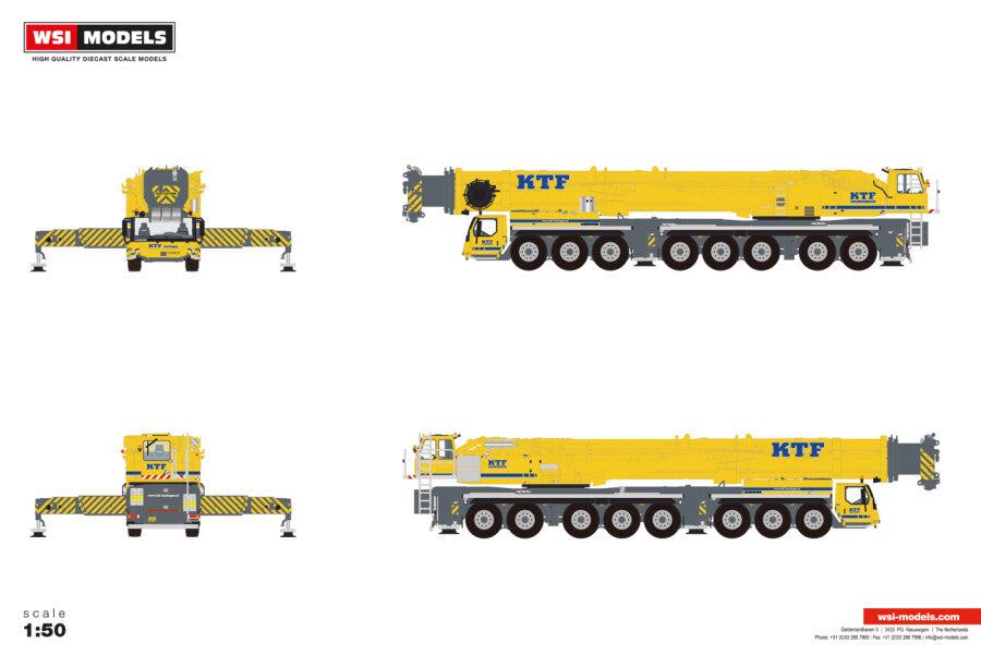 WSI Liebherr LTM 1500-8.1 Guindaste Móvel 8 Eixos KTF
