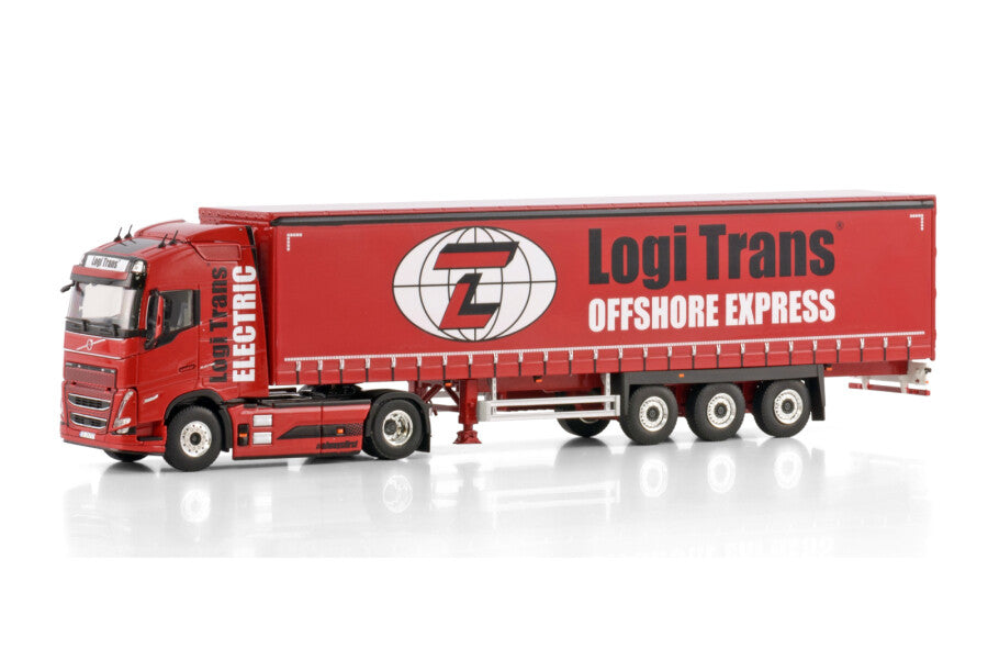 WSI Volvo FH5 GL Elétrico 4x2 com Semirreboque Sider 3 Eixos Logi Trans