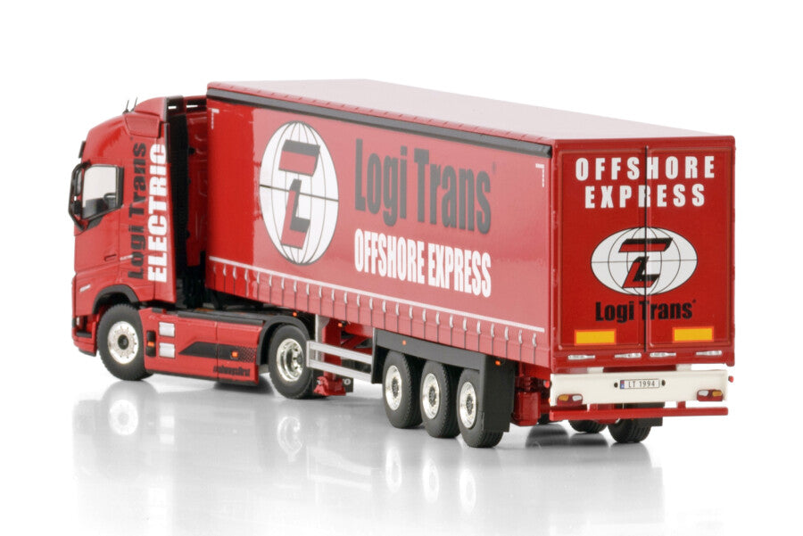 WSI Volvo FH5 GL Elétrico 4x2 com Semirreboque Sider 3 Eixos Logi Trans