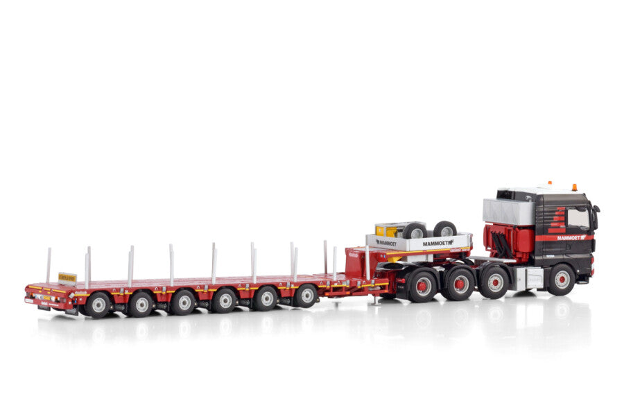 WSI MAN TGX XLX Euro 6c Facelift 8x4 com Prancha Baixa Manoovr 6 Eixos Mammoet