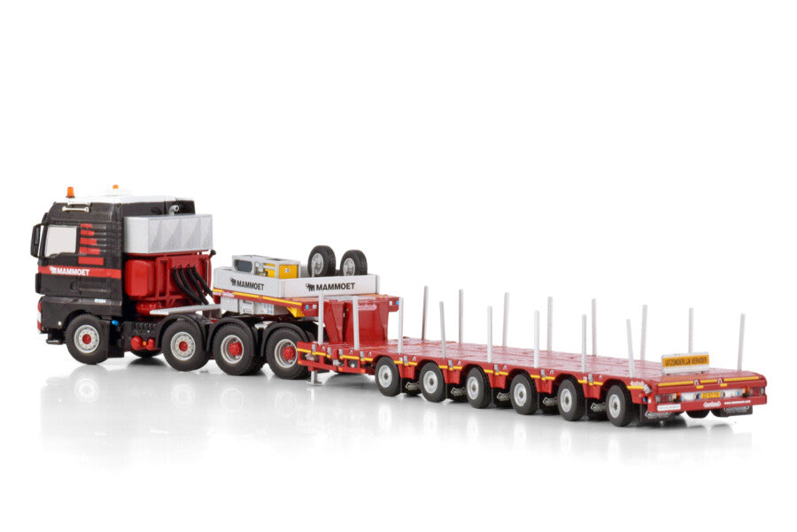 WSI MAN TGX XLX Euro 6c Facelift 8x4 com Prancha Baixa Manoovr 6 Eixos Mammoet
