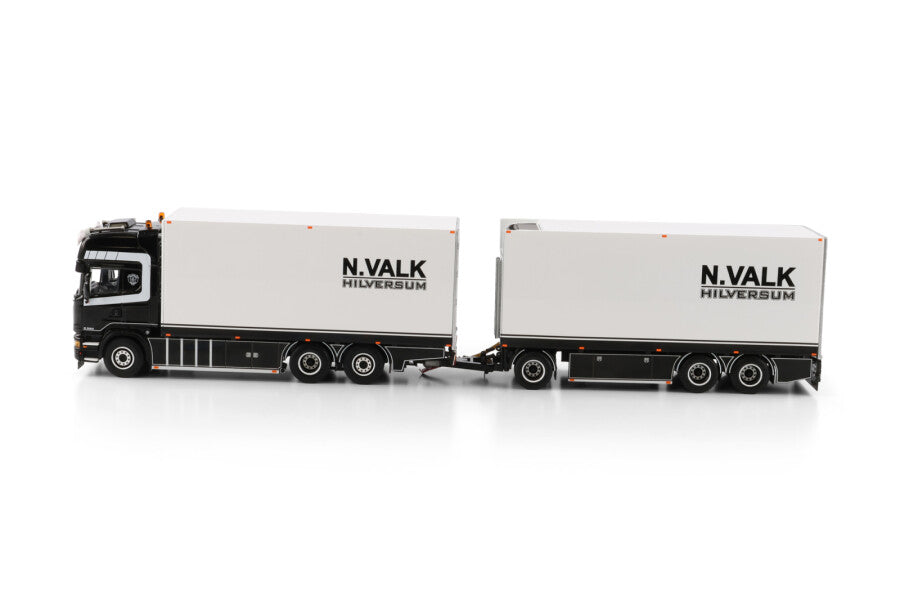 WSI Scania Streamline Topline Nick Valk Cavalo Mecânico com Semirreboque Frigorífico 6 Eixos