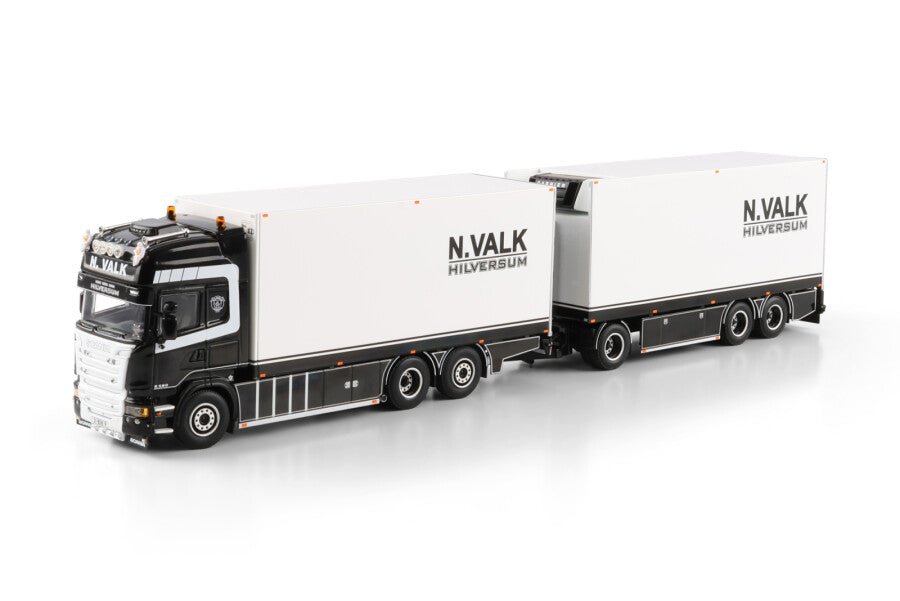 WSI Scania Streamline Topline Nick Valk Cavalo Mecânico com Semirreboque Frigorífico 6 Eixos