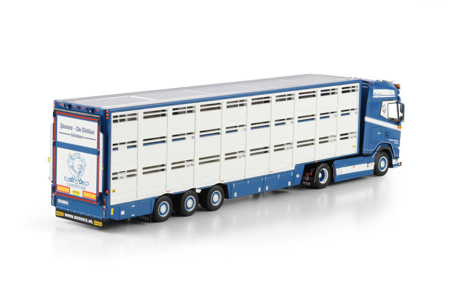 WSI Peeters de Bakker DAF XG+ MY25 4x2 Semirreboque Gado 3 Eixos