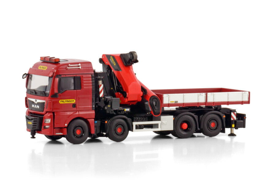 WSI MAN TGX XLX Euro 6C Faceli 8x2 com Guindaste Palfinger PK 1650 TEC + Lança e Caixa Lastro