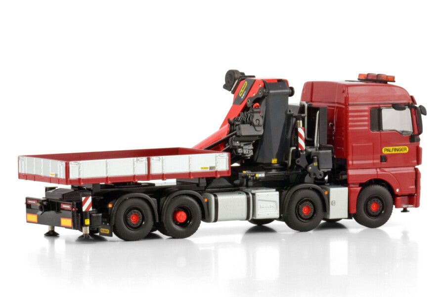 WSI MAN TGX XLX Euro 6C Faceli 8x2 com Guindaste Palfinger PK 1650 TEC + Lança e Caixa Lastro