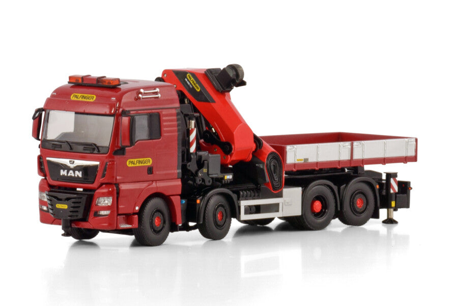 WSI MAN TGX XLX Euro 6C Faceli 8x2 com Guindaste Palfinger PK 1650 TEC + Lança e Caixa Lastro