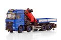 WSI Mercedes-Benz Arocs MP5 Big Space 8x4 com Guindaste Palfinger PK 1650 TEC + Lança e Caixa de Lastro