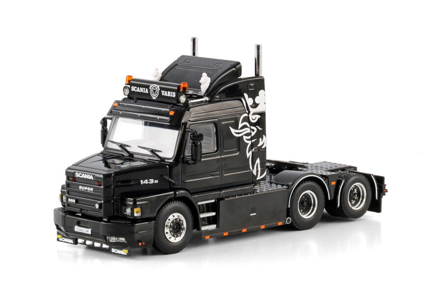 WSI Scania 143M Torpedo 6x2 Cavalo Mecânico Premium Preto
