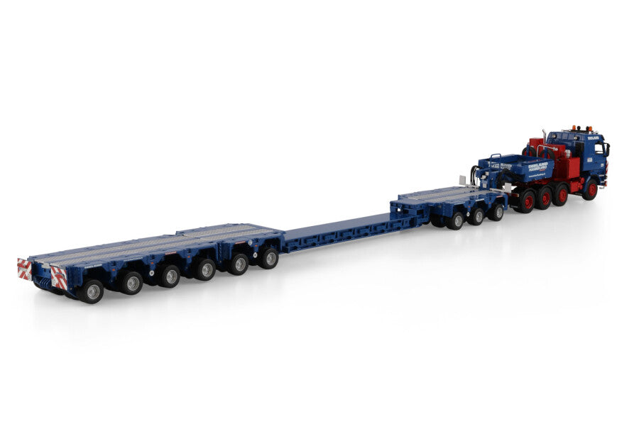 WSI Seeland Scania 3-Series 8x4 Scheuerle Intercombi Prancha 8 Eixos