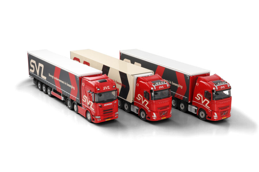 WSI SVZ Scania S Highline CS20H 6x2 Semirreboque Sider 3 Eixos