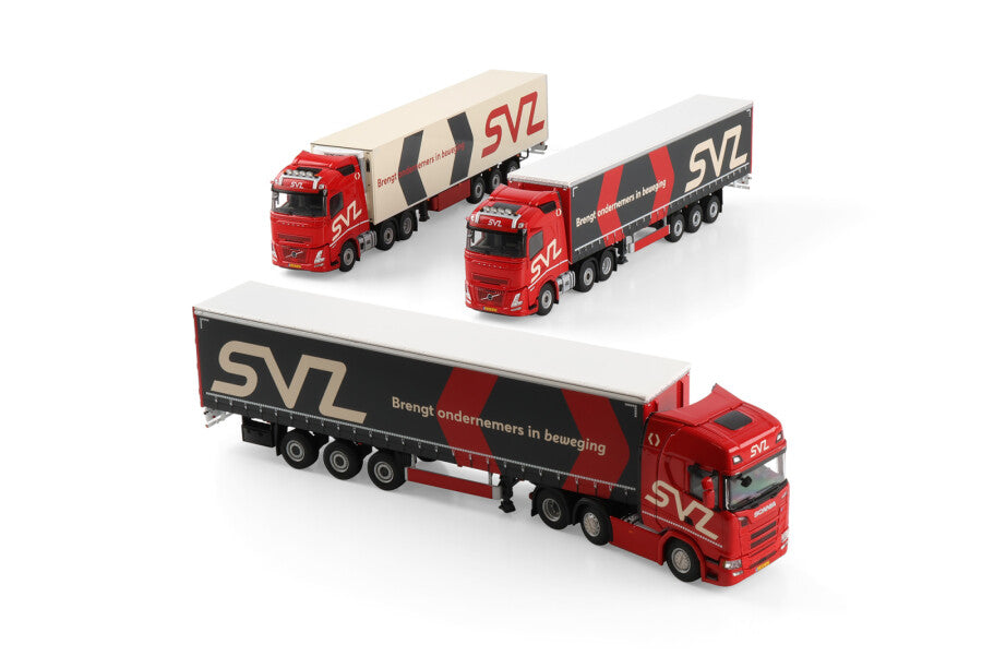 WSI SVZ Scania S Highline CS20H 6x2 Semirreboque Sider 3 Eixos