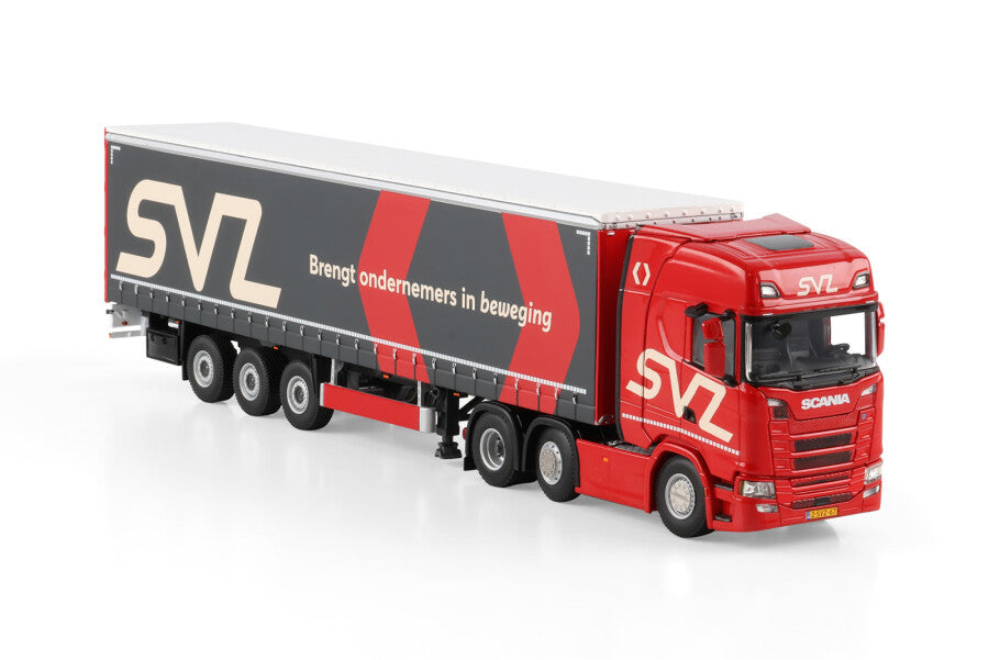 WSI SVZ Scania S Highline CS20H 6x2 Semirreboque Sider 3 Eixos