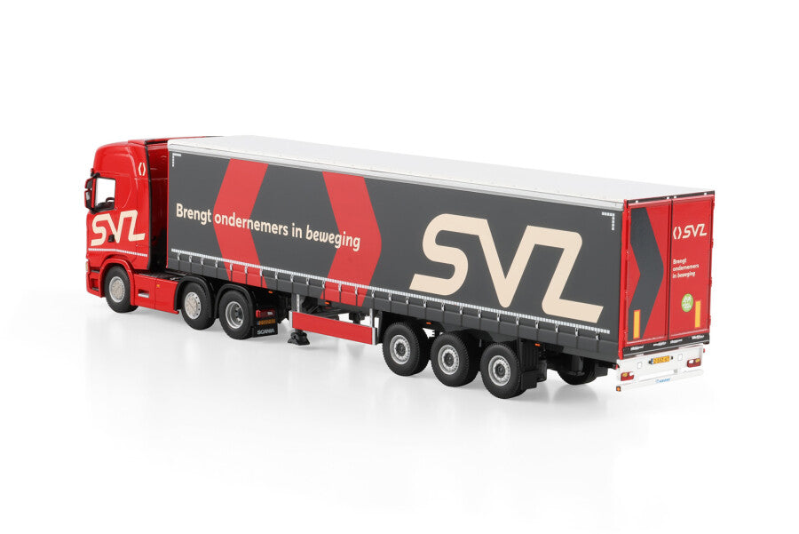 WSI SVZ Scania S Highline CS20H 6x2 Semirreboque Sider 3 Eixos
