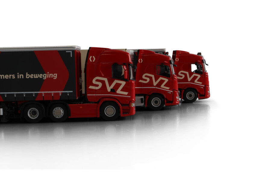 WSI SVZ Scania S Highline CS20H 6x2 Semirreboque Sider 3 Eixos