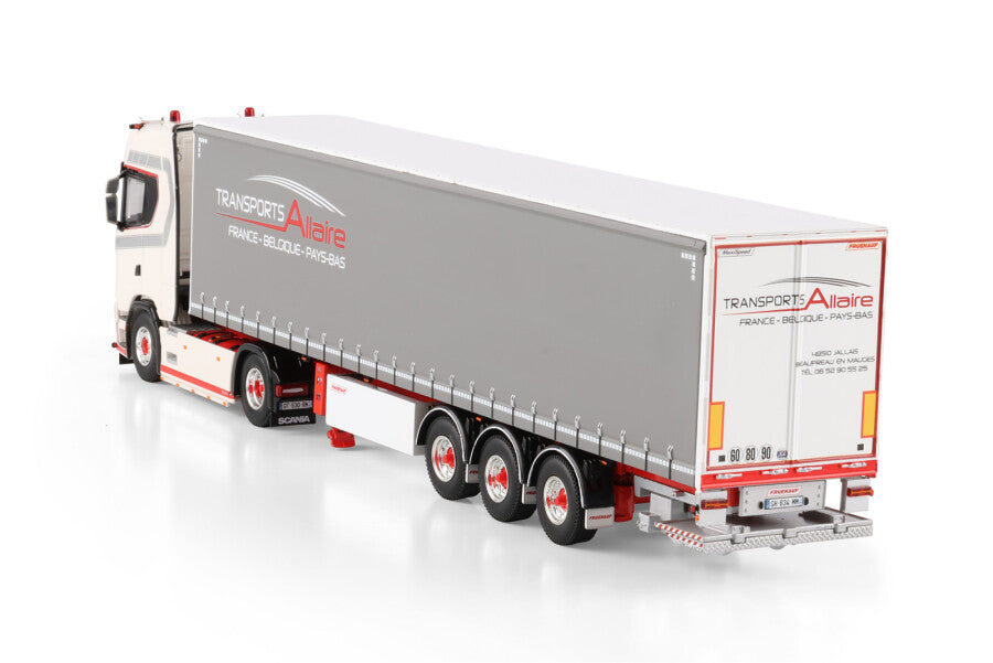 WSI Scania S Highline Cavalo Mecânico 4x2 com Semirreboque Sider 2+2 Eixos Broshuis