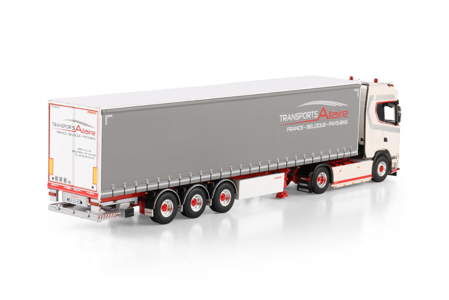 WSI Scania S Highline Cavalo Mecânico 4x2 com Semirreboque Sider 2+2 Eixos Broshuis