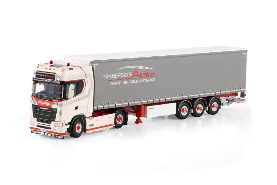 WSI Scania S Highline Cavalo Mecânico 4x2 com Semirreboque Sider 2+2 Eixos Broshuis