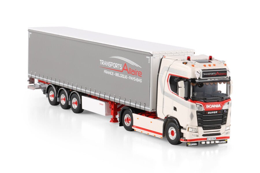 WSI Scania S Highline Cavalo Mecânico 4x2 com Semirreboque Sider 2+2 Eixos Broshuis