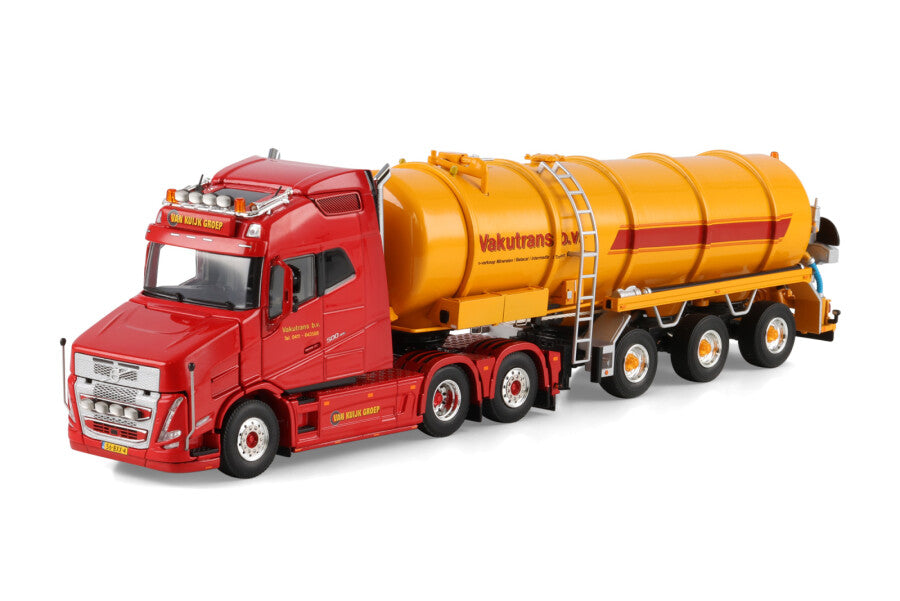 WSI Volvo VL Stuin VT5 6x2 com Semirreboque Tanque a Vácuo 3 Eixos Vakutrans
