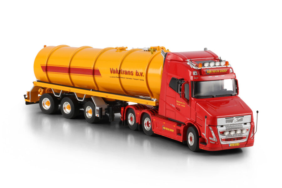 WSI Volvo VL Stuin VT5 6x2 com Semirreboque Tanque a Vácuo 3 Eixos Vakutrans