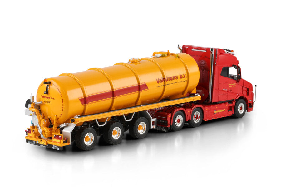 WSI Volvo VL Stuin VT5 6x2 com Semirreboque Tanque a Vácuo 3 Eixos Vakutrans