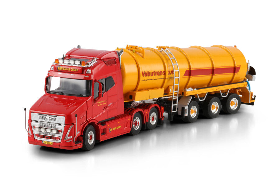 WSI Volvo VL Stuin VT5 6x2 com Semirreboque Tanque a Vácuo 3 Eixos Vakutrans