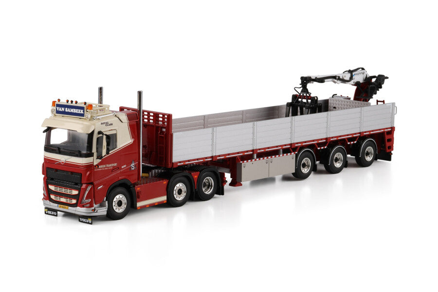 WSI Volvo FH5 MY2024 6x2 com Semirreboque Basculante 3 Eixos Van Sambeek