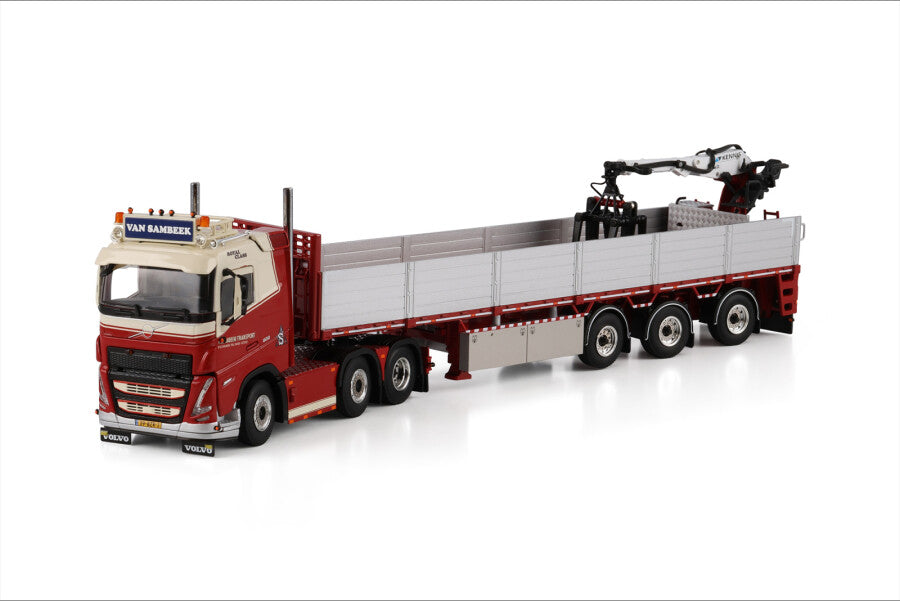 WSI Volvo FH5 MY2024 6x2 com Semirreboque Basculante 3 Eixos Van Sambeek