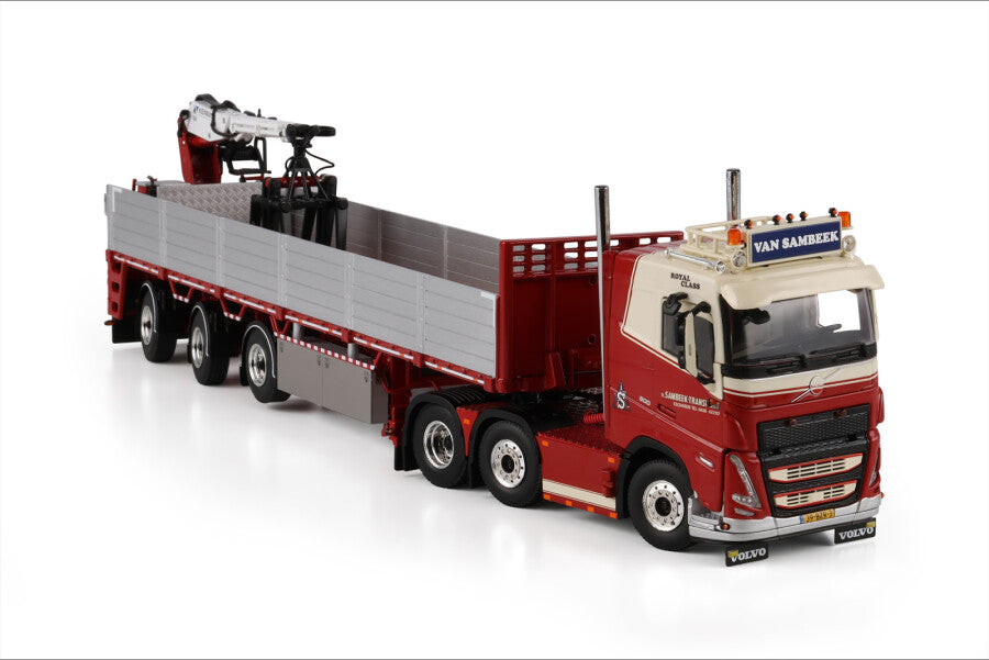 WSI Volvo FH5 MY2024 6x2 com Semirreboque Basculante 3 Eixos Van Sambeek