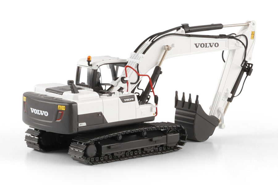 WSI Volvo EC 220D Escavadeira de Esteira Branca Linha Premium